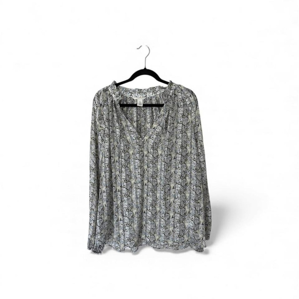 Floral‎ Sheer Blouse